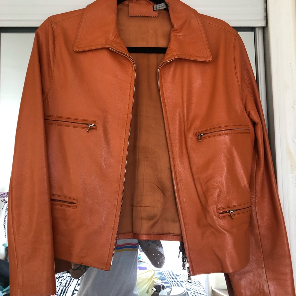 Chic leather jacket